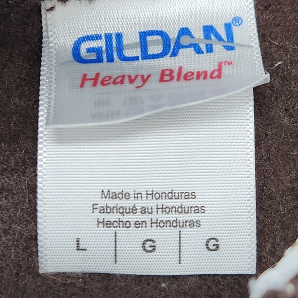 Handmade Appliqued Cat Full Zip Sweatshirt Size Large Color Brown & Blue - Picture 2 of 10